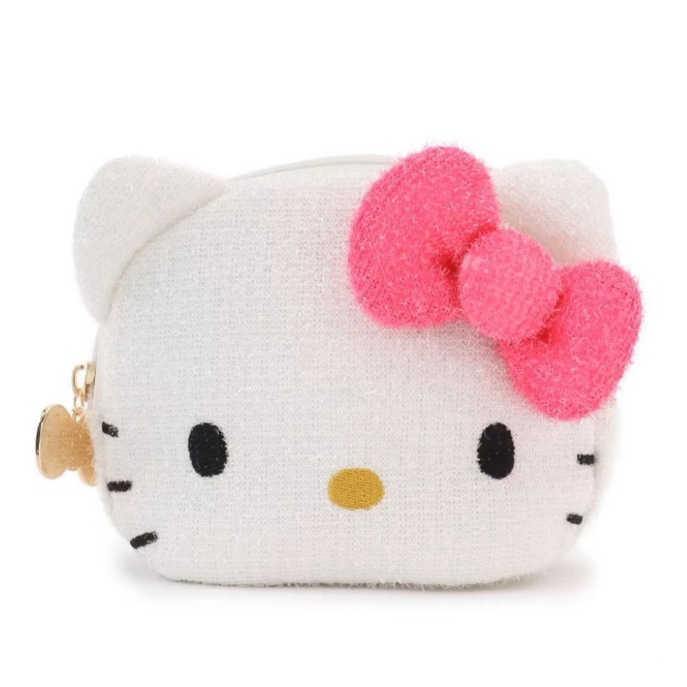 Hello Kitty 50th Anniversary X Opaque.Clip Small Accessories Bag Clutch Wallet